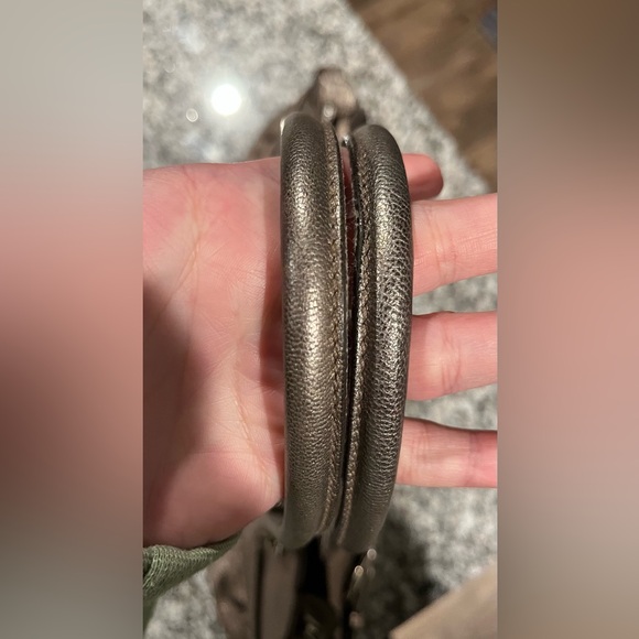 Salvatore Ferragamo Shoulder Bag in Metallic Gold - Picture 3 of 12